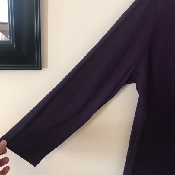 Lands End Purple Top - Picture 4 of 4